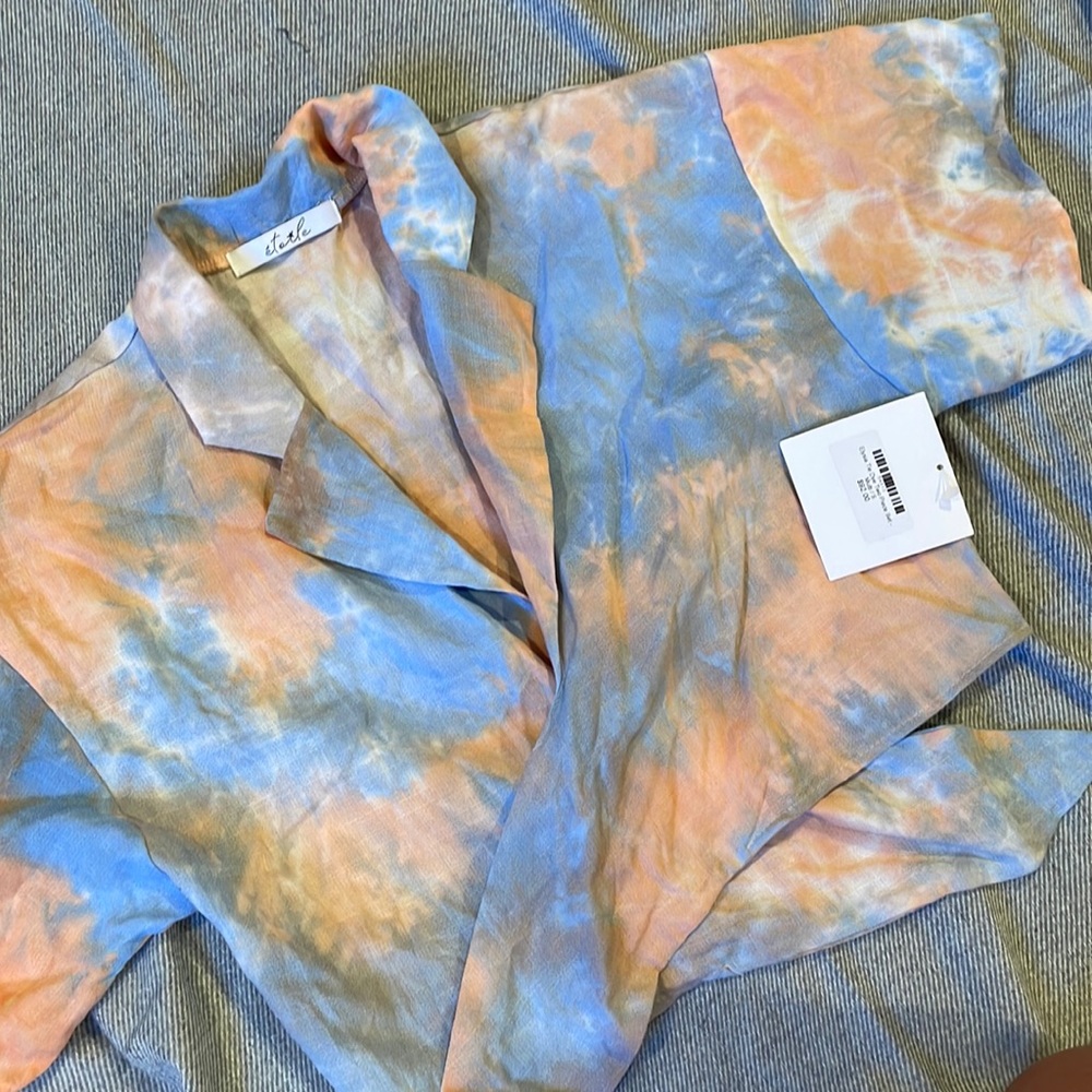 Super cute Crop top Tie Dye